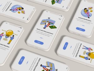 Collection of Isometric Illustrations on various topics