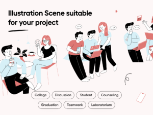 Collegy - College & Education Illustration Set