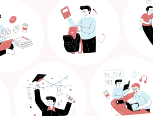 Collegy - College & Education Illustration Set