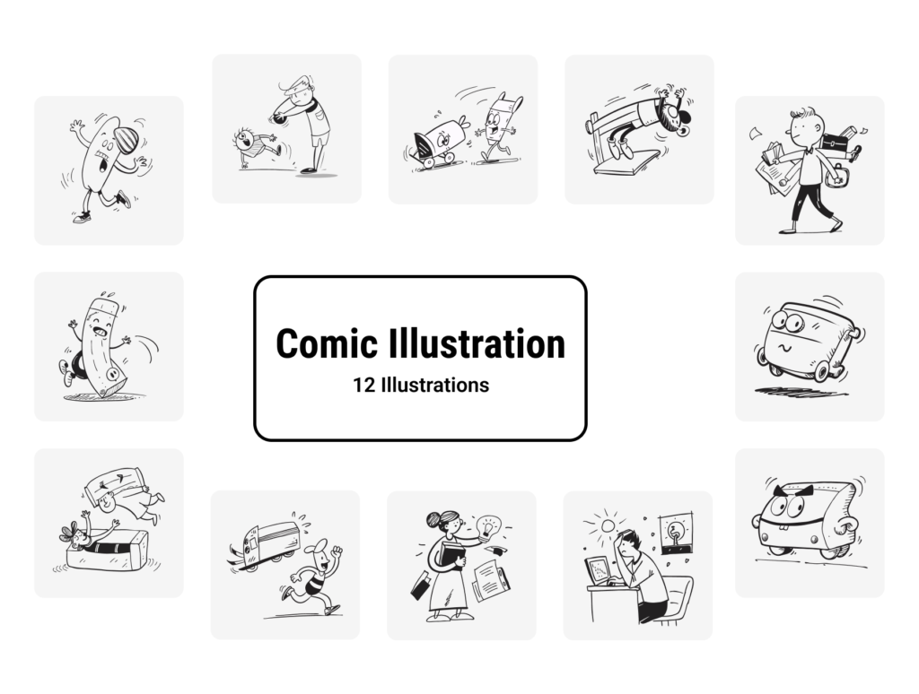 Comic Illustrations 2