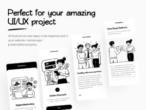 Commercy - E-Commerce Illustration Set