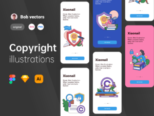 Copyright Class Illustrator Vector Character Guide Page
