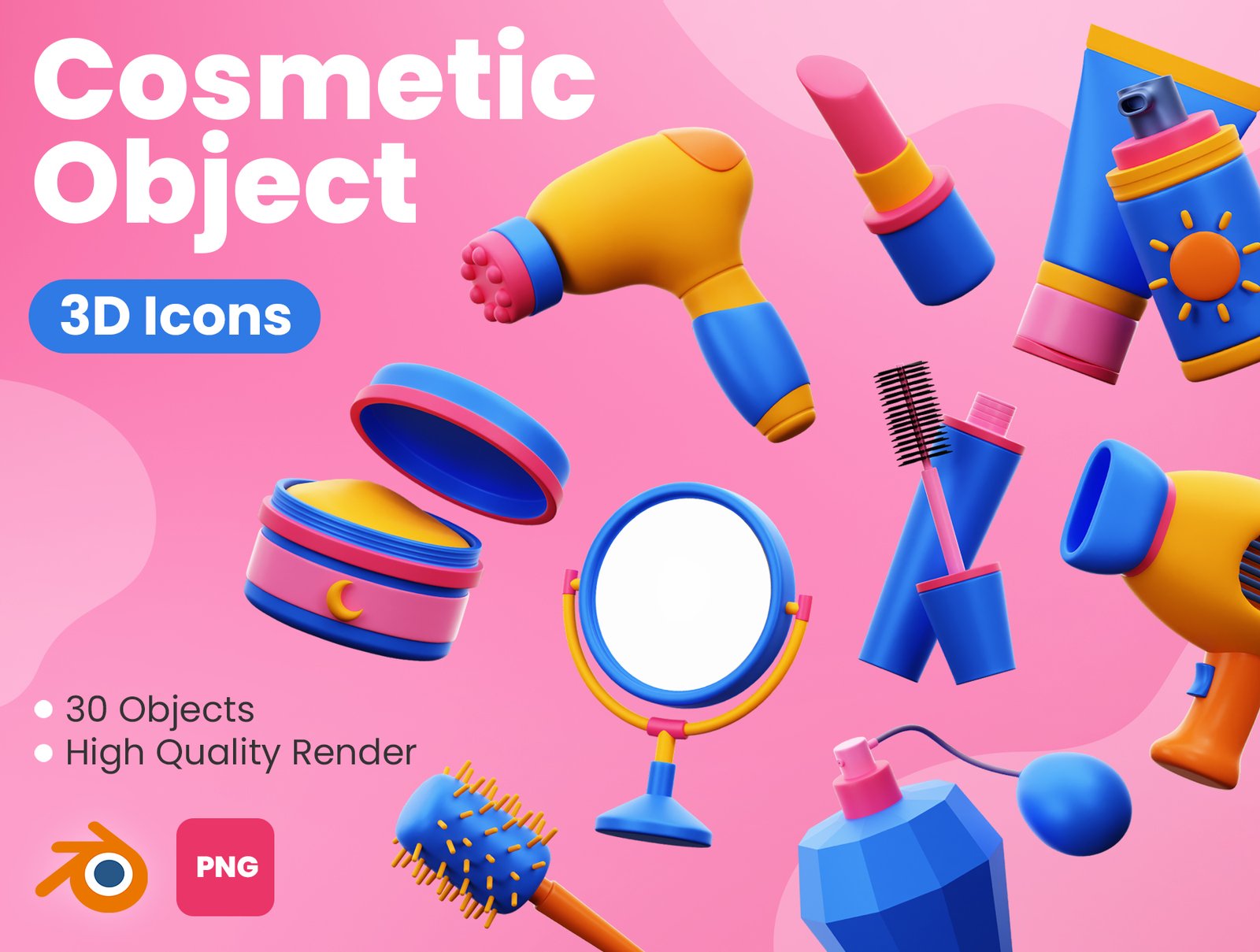 Cosmetic 3D Icons