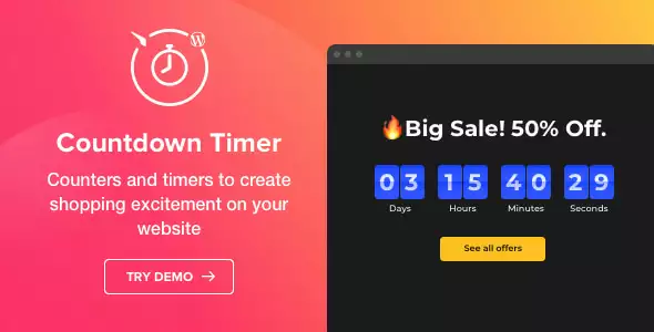 Countdown Timer – WordPress Countdown Timer Plugin 1.4.0