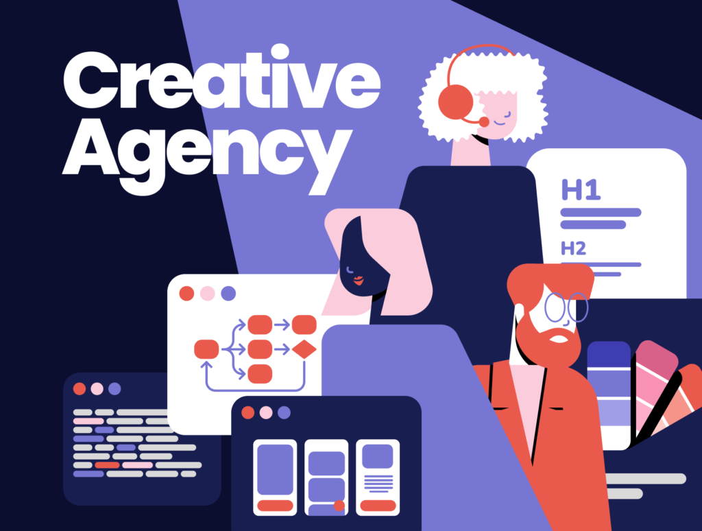 Creative Agency / Digital Agency Illustrations / Characters / Icons