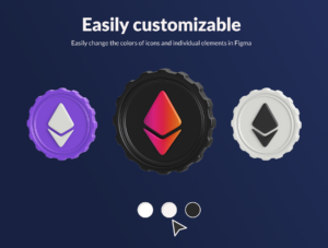 Crypto Coins 3D Icon Set