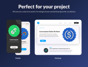 Crypto Coins 3D Icon Set