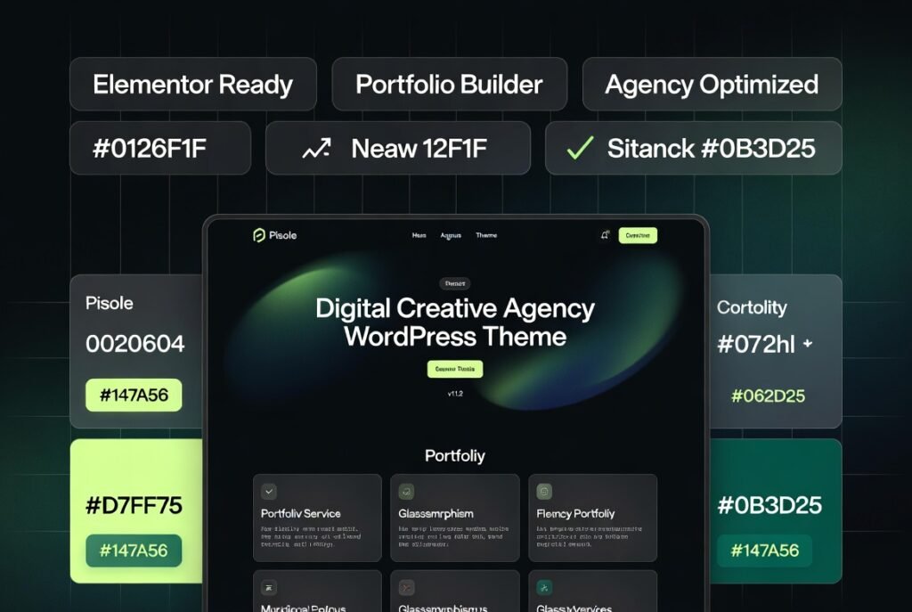 Pisole – Digital Creative Agency WordPress Theme v1.1.2 for Marketing, Branding & Portfolio Websites