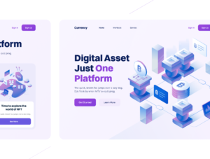 Currency - Cryptocurrency Isometric Illustration Set