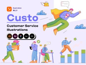Custo - Customer Service Illustration