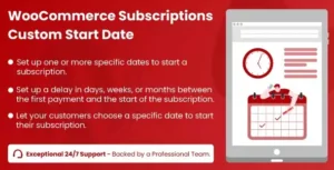 Custom Start Date for WooCommerce Subscriptions 1.6.0 – Subscription Scheduling Plugin