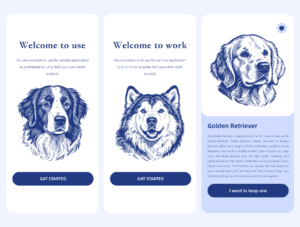 Cute Dog Illustration 1