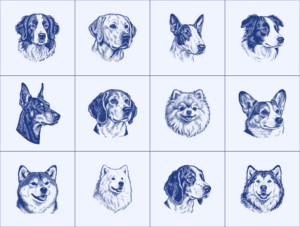 Cute Dog Illustration 1