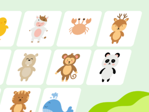 Cute Simple Animal Illustration Elements