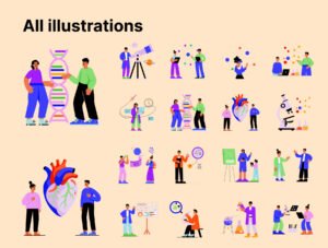 Cybersecurity and Crime Illustration Art