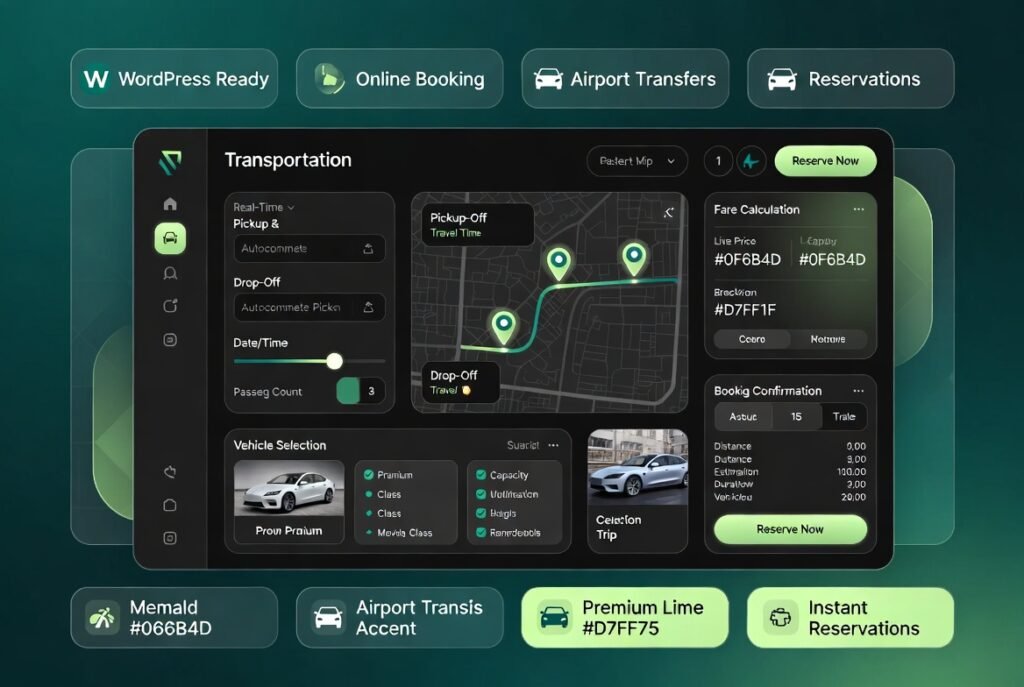 Chauffeur Taxi Booking System for WordPress 9.4 – Taxi, Airport Transfer & Chauffeur Reservation Plugin