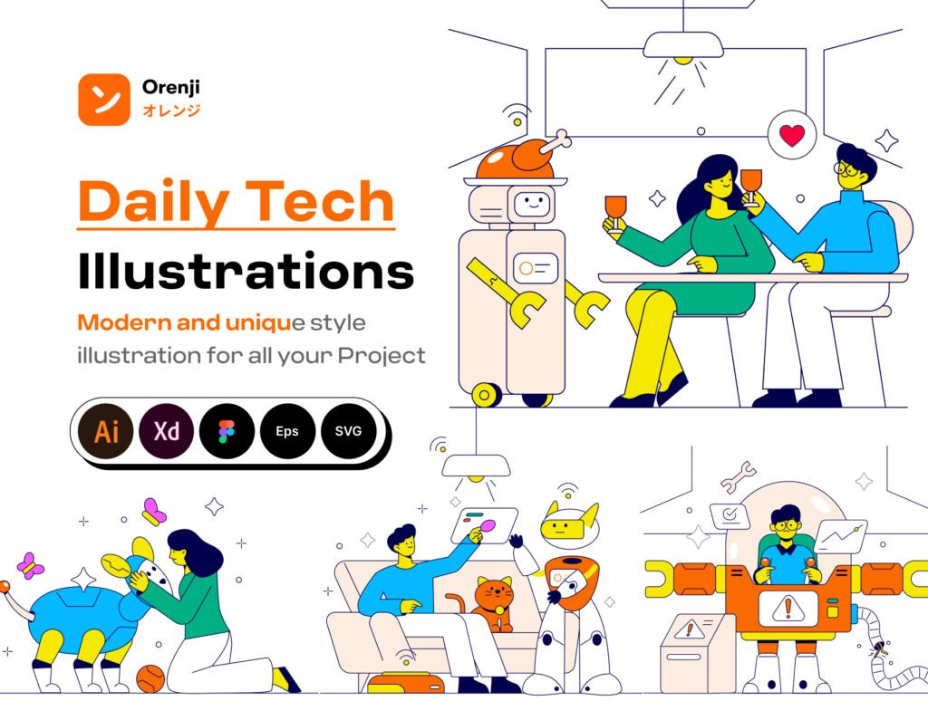 Daily Tech Illustrations