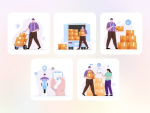 Delivery Service Illustration