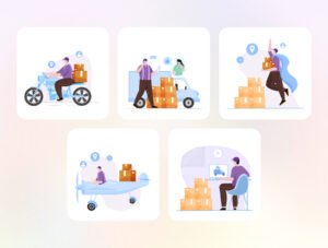 Delivery Service Illustration