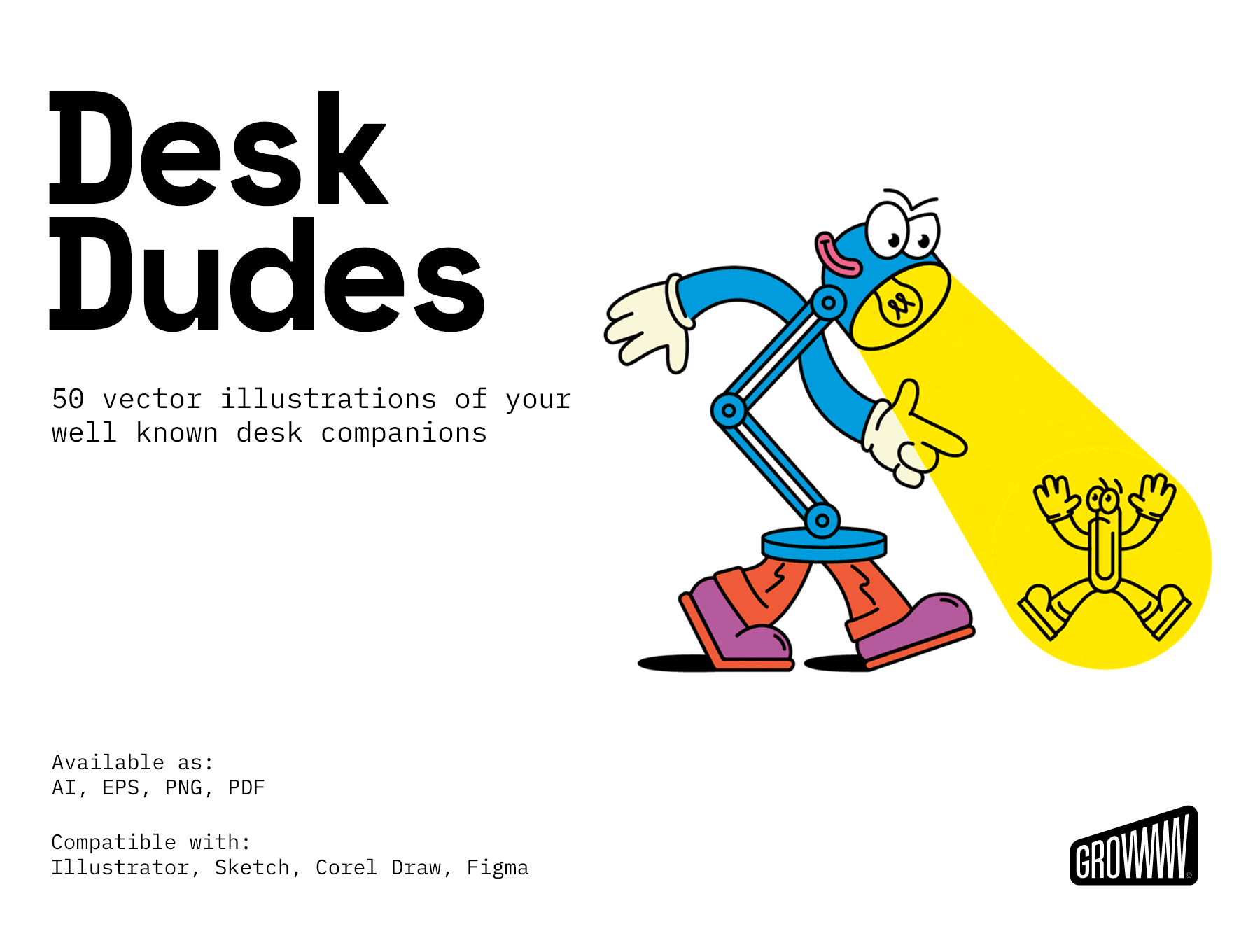 Desk Dudes - illustration packk Desk Dudes - illustration pack