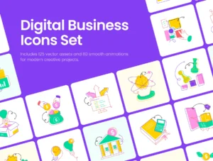 Digital Business Icons Bundle
