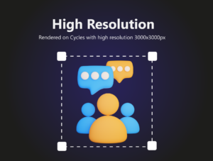 Digital Marketing 3D Icon Pack