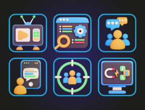 Digital Marketing 3D Icon Pack