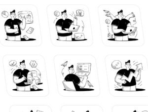 Digital Workforce Illustration