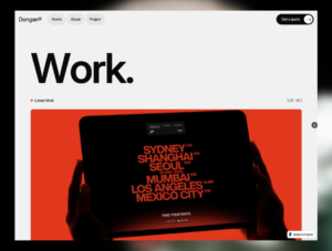 Dongan – Studio Agency Framer Template