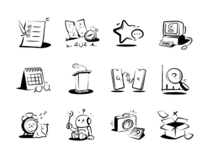 Doodle States - Notion Styles Empty States Illustrations