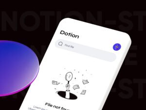 Dotion Empty state illustration