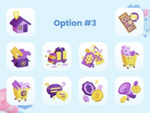 E-Commerce 3D Icons