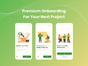E-Course Mobile App UI KIT