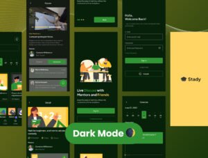 E-Course Mobile App UI KIT