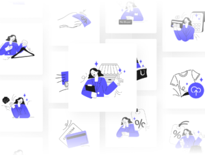 E-commerce Fashion Illustration Kit