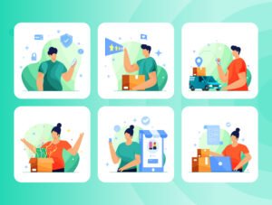 E-commerce Service Illustration