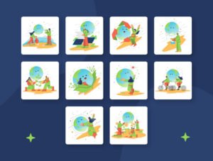 Earth Day Illustrations