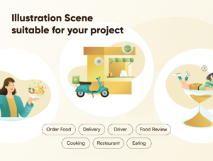 Eatery - Food & Meal Delivery Illustrations