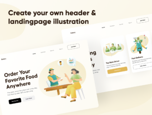 Eatery - Food & Meal Delivery Illustrations