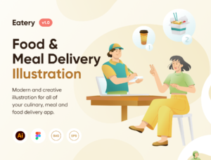 Eatery - Food & Meal Delivery Illustrations