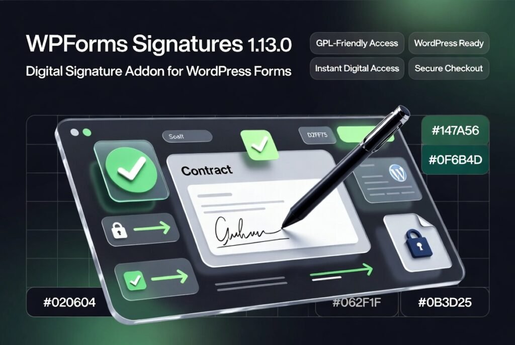 WPForms Signatures 1.13.0 – Digital Signature Addon for WordPress Forms