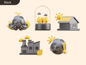 Ecology & Environment 3D Icon Pack