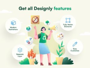 Ecology - Environment Illustration Set