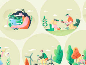 Ecology - Environment Illustration Set