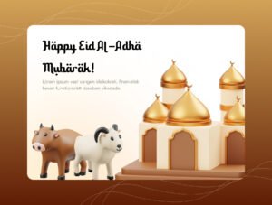 Eid Al-Adha 3D Icon