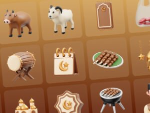 Eid Al-Adha 3D Icon