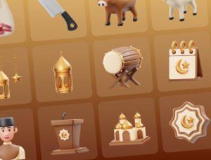 Eid Al-Adha 3D Icon