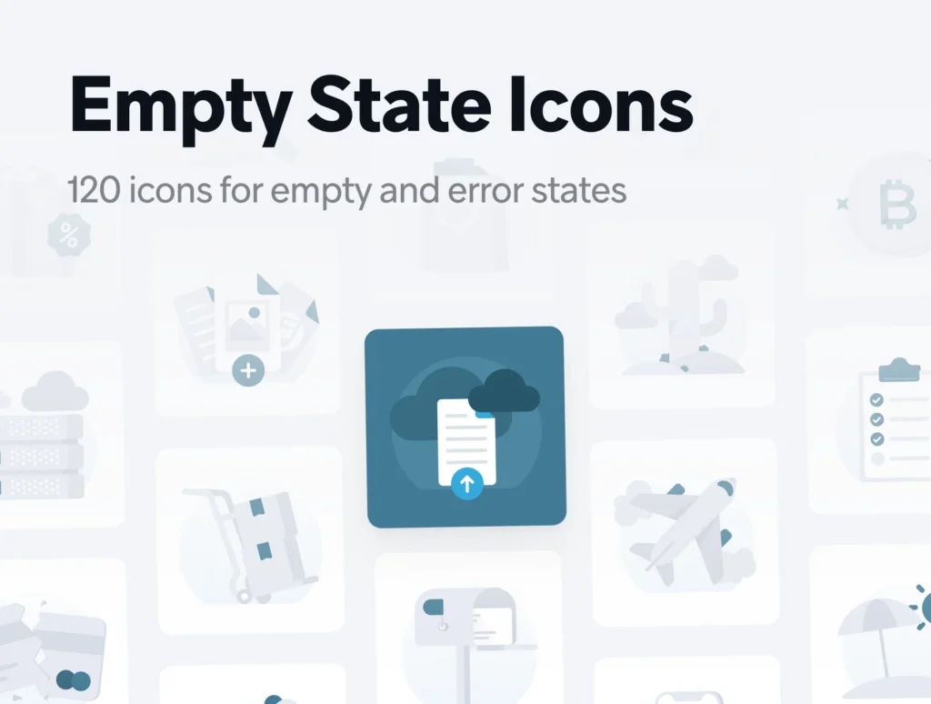 Empty States Icon Set – V1.0