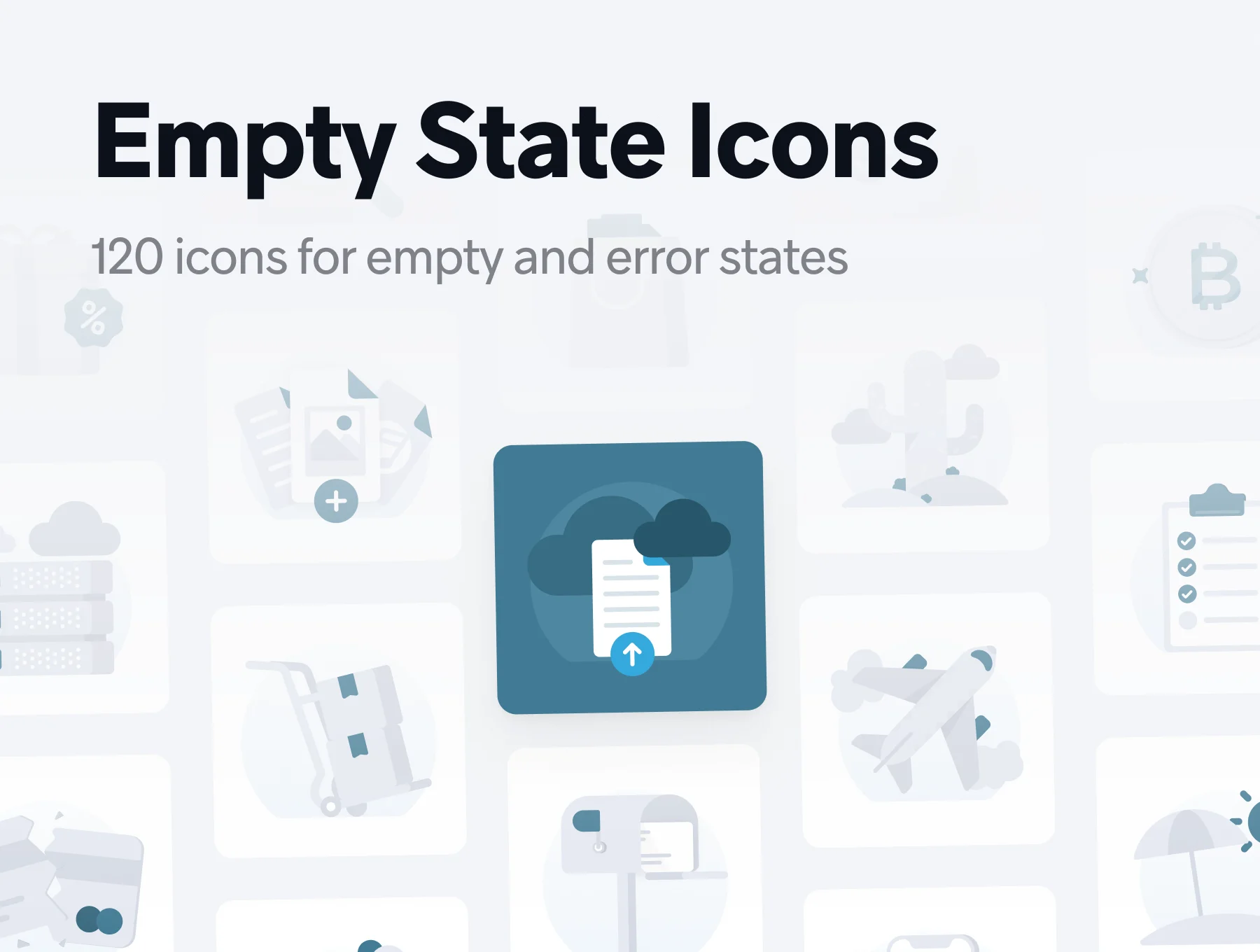 Empty States Icon Set – V1.0