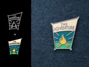 Enamel Pin Mockup
